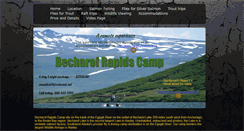 Desktop Screenshot of becharofrapidscamp.com